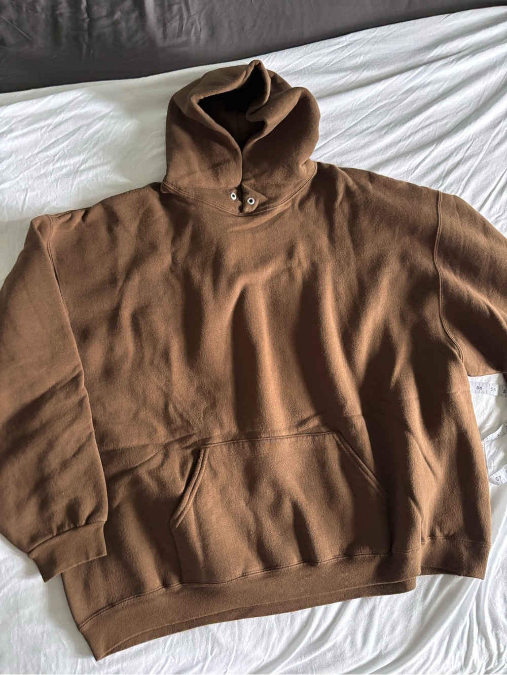 Brown Men's Hooded Pullover Sweater